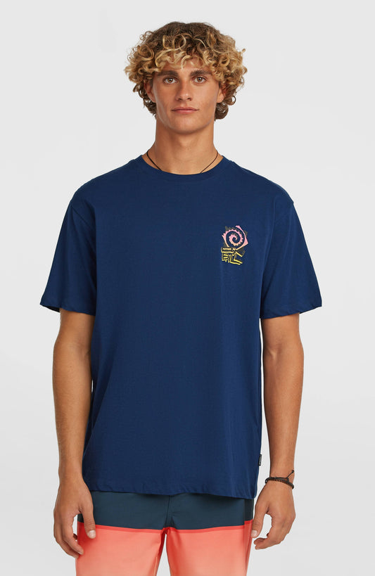 Men Chest Print T-Shirt