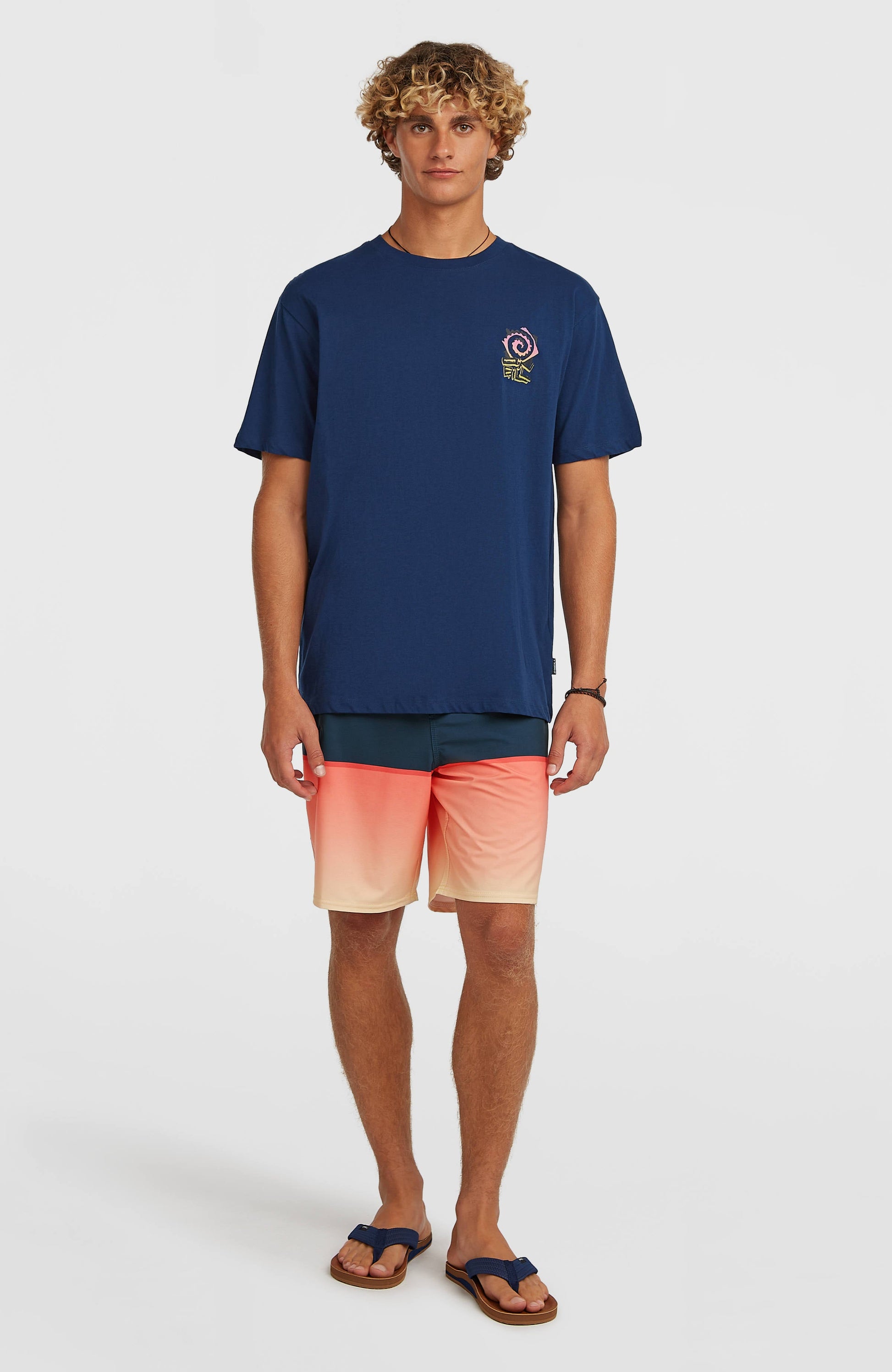 Men Chest Print T-Shirt