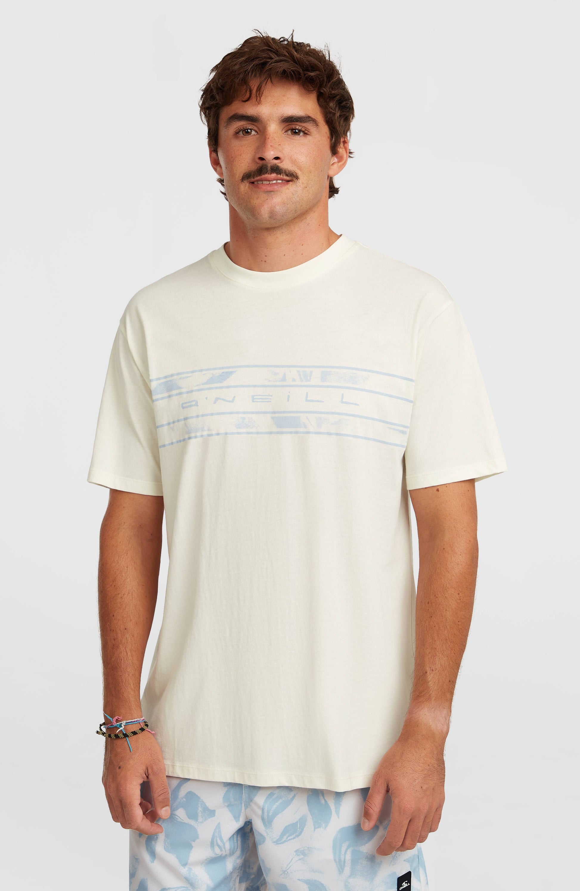 Men O’Neill Flower Stripe T-Shirt