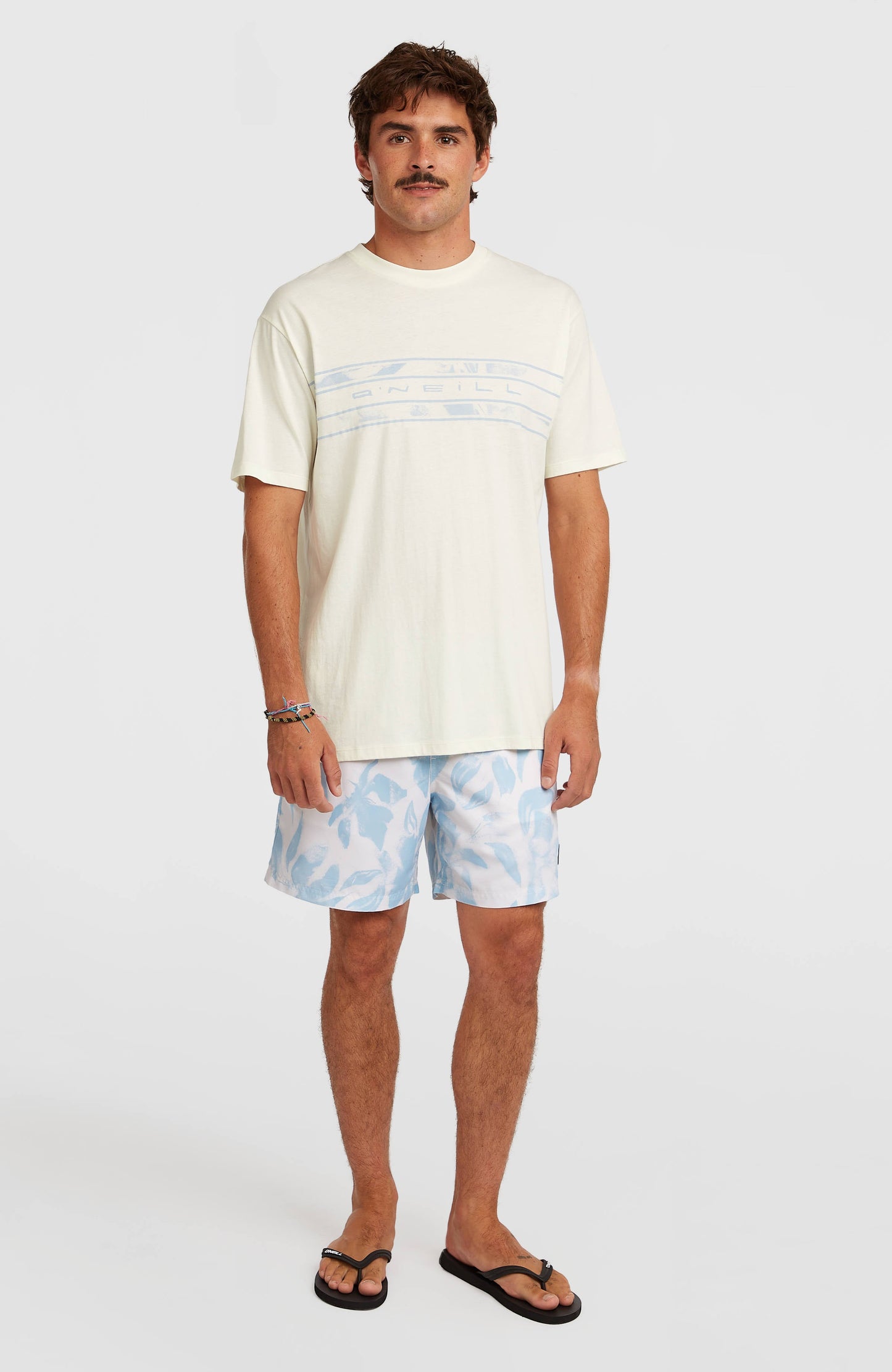 Men O’Neill Flower Stripe T-Shirt