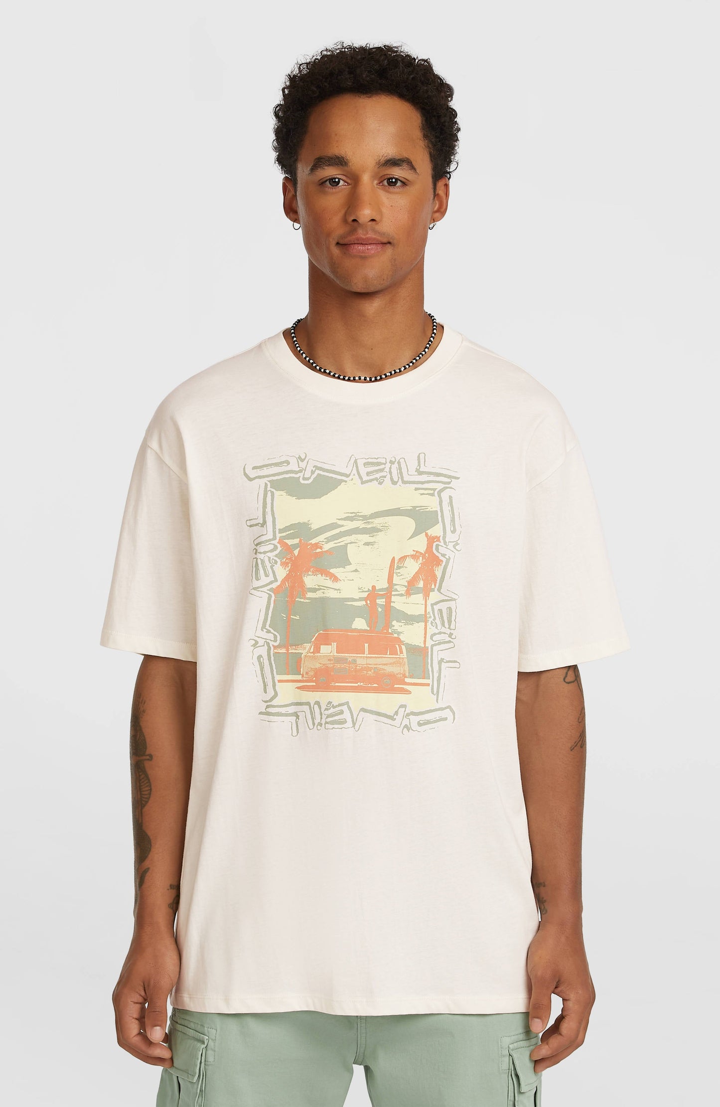 Men Photo Front Print T-Shirt