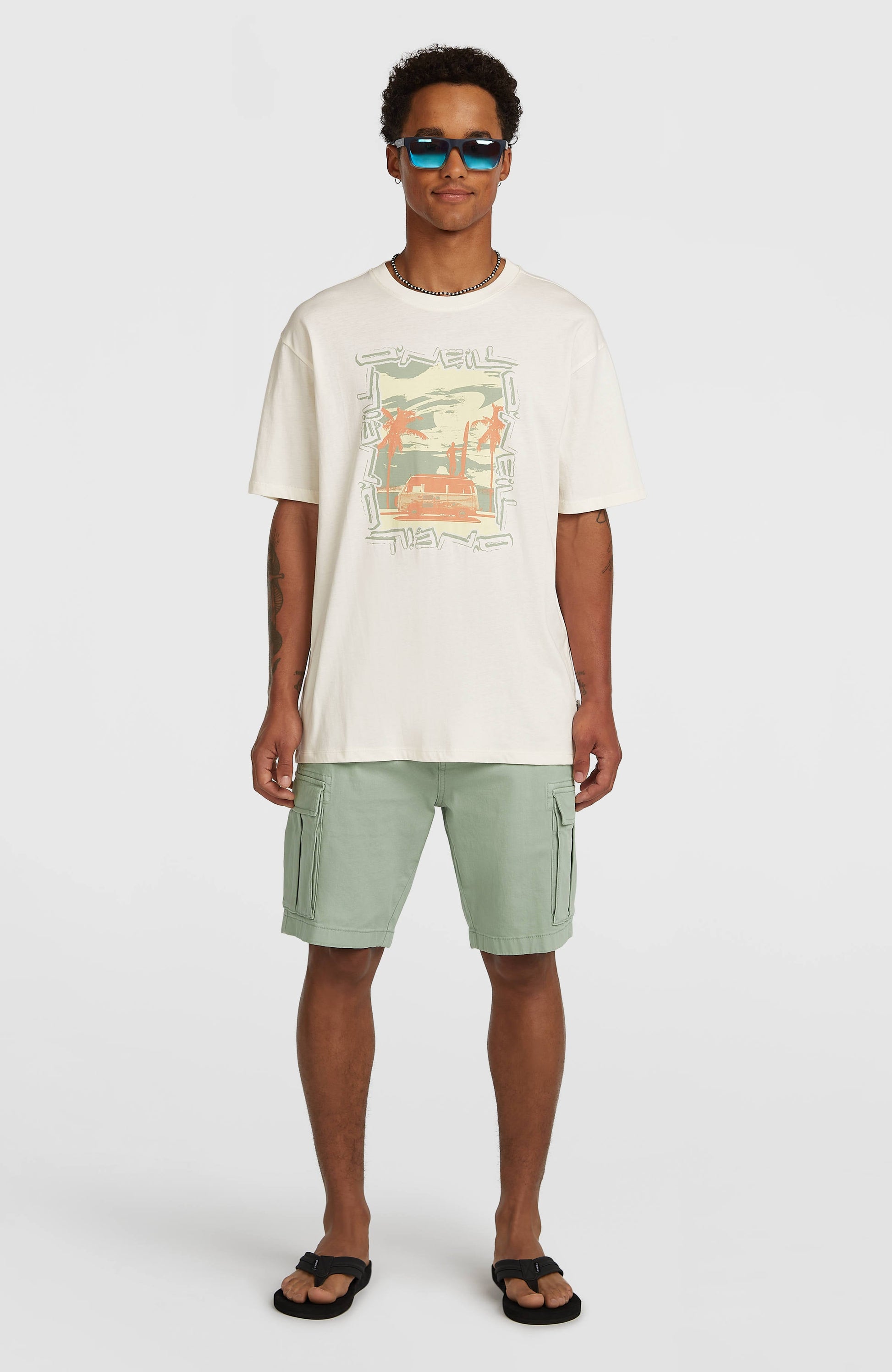 Men Photo Front Print T-Shirt