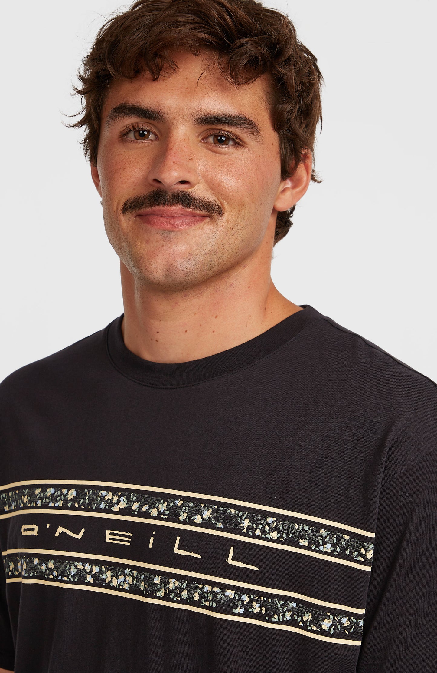 Men O’Neill Flower Stripe T-Shirt
