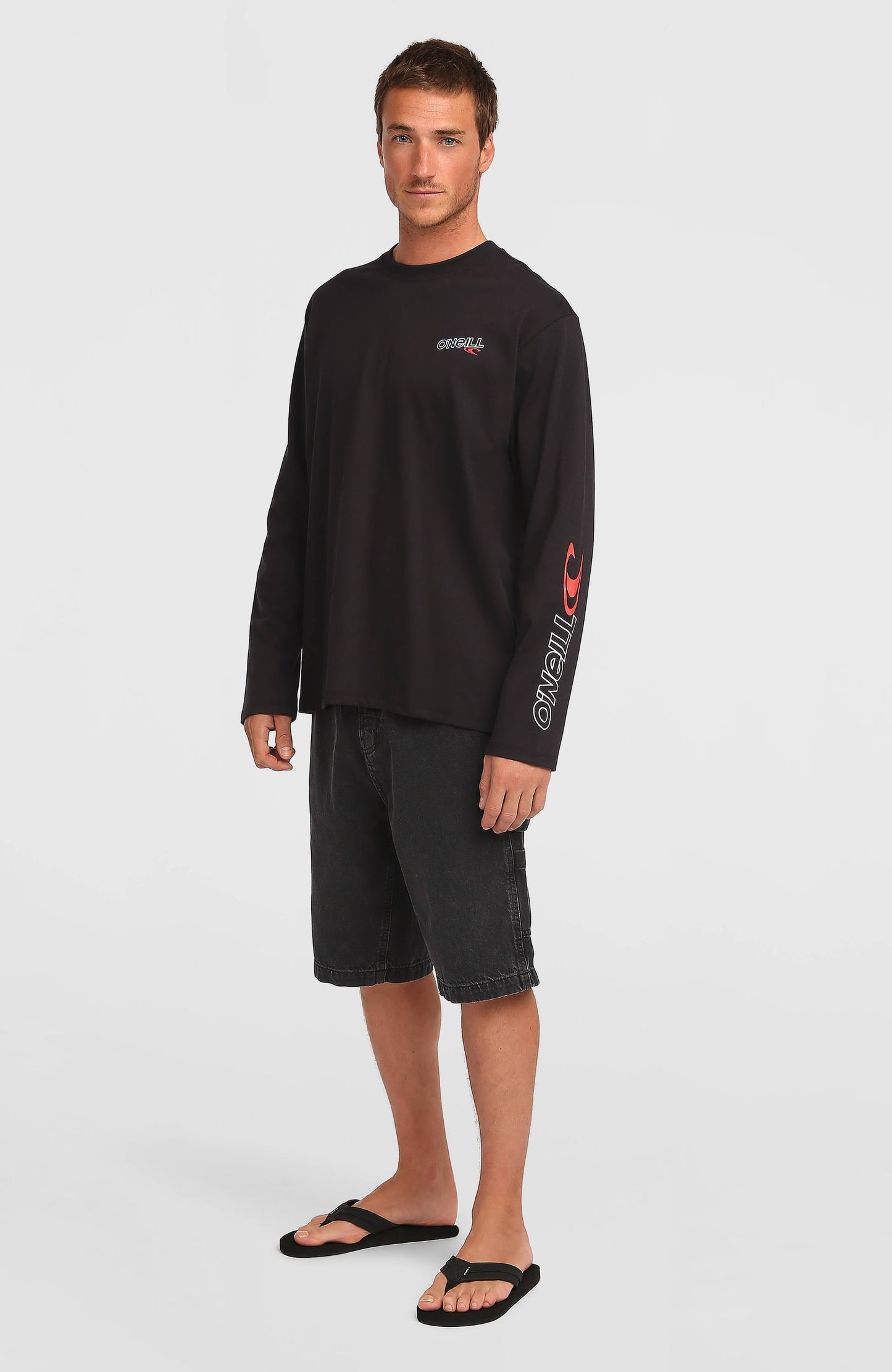 Men Essentials 90s Logo Long-Sleeve T-Shirt