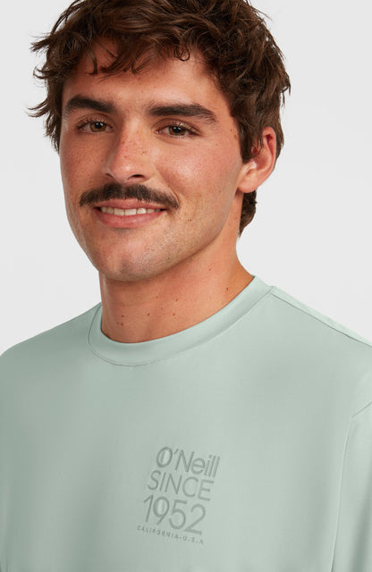 Men O'Neill Hybrid UPF 50+ Polygiene Back-Print T-Shirt