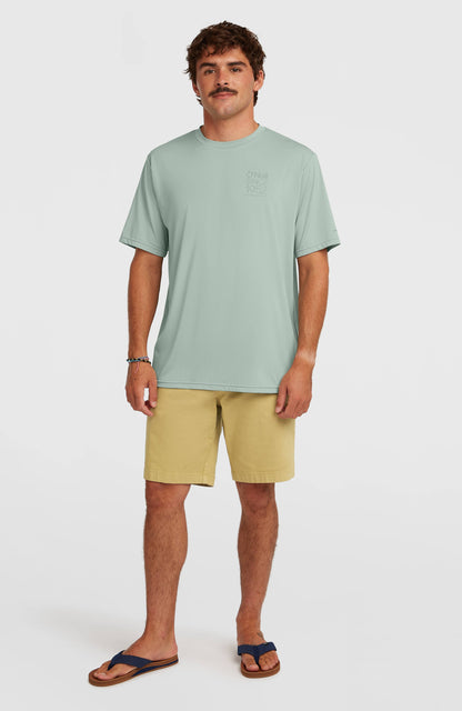 Men O'Neill Hybrid UPF 50+ Polygiene Back-Print T-Shirt