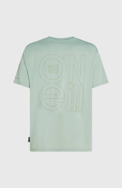Men O'Neill Hybrid UPF 50+ Polygiene Back-Print T-Shirt