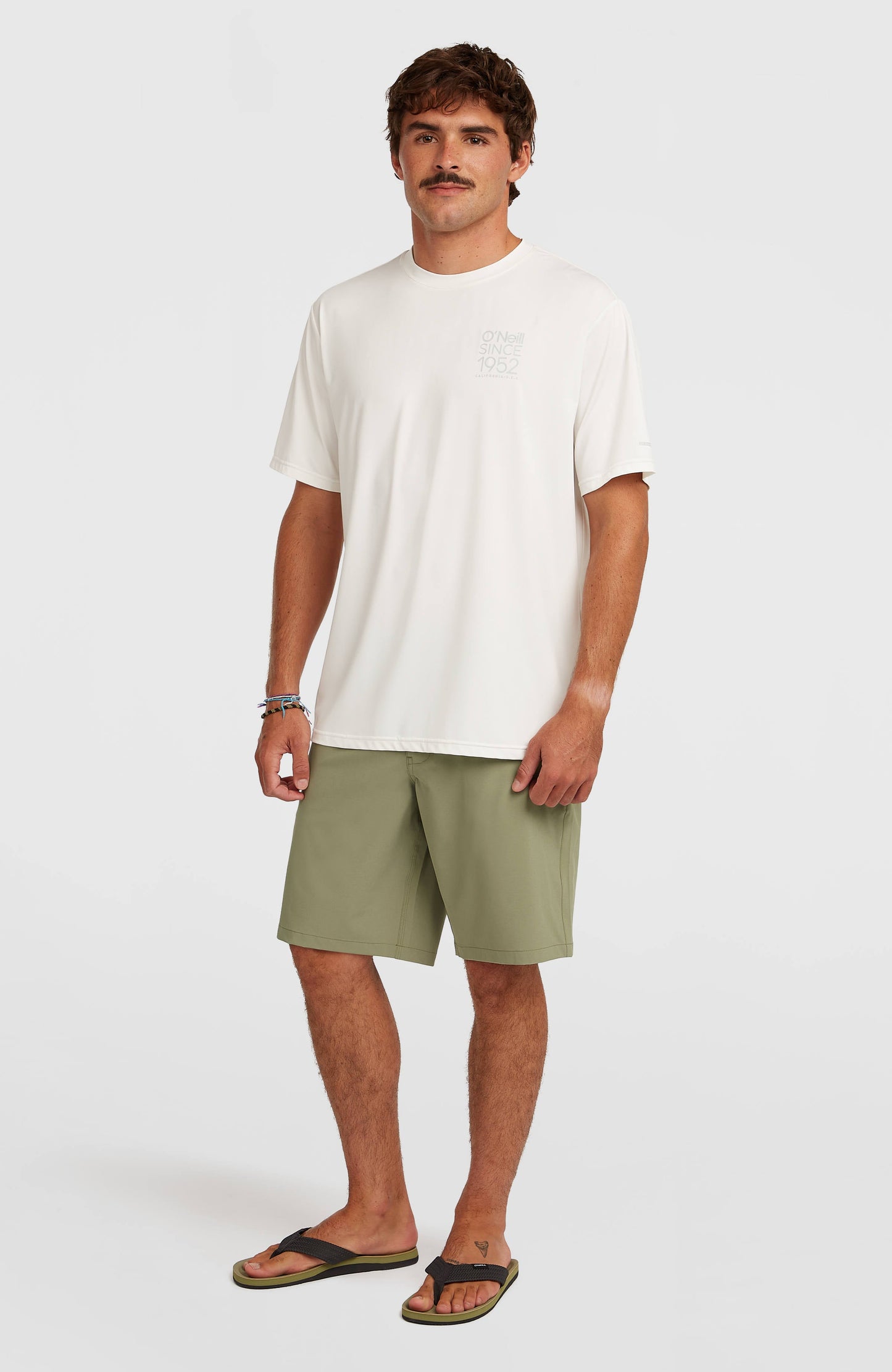 Men O'Neill Hybrid UPF 50+ Polygiene Back-Print T-Shirt
