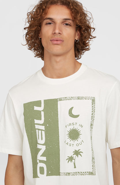 Men Front Print T-Shirt
