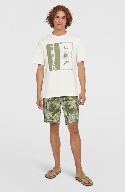 Men Front Print T-Shirt