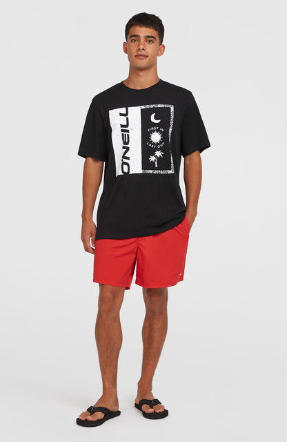 Men Front Print T-Shirt