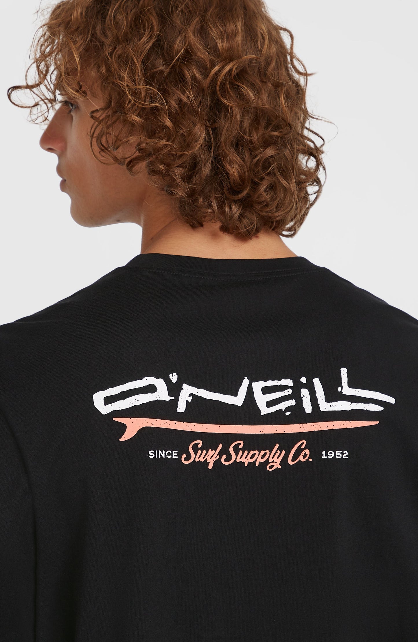 Men Retro Back Print T-Shirt