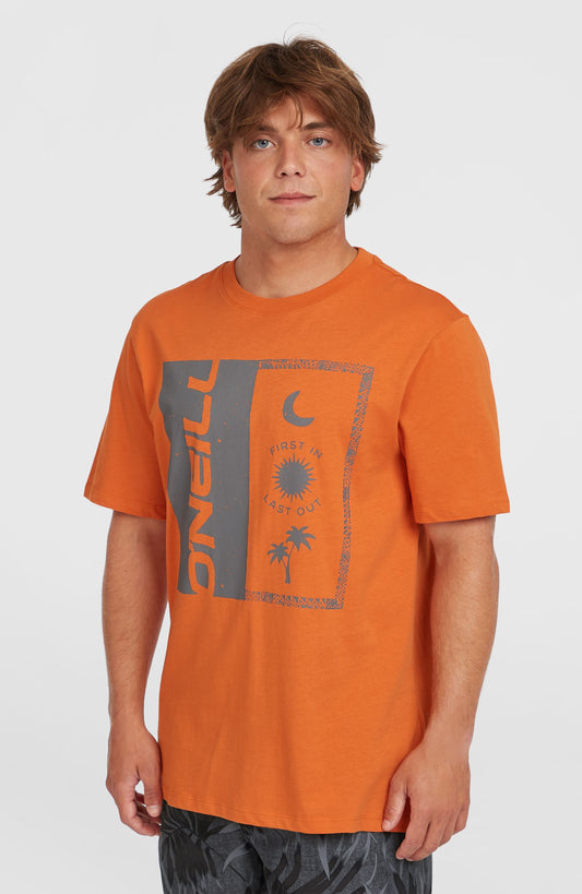 Men Front Print T-Shirt