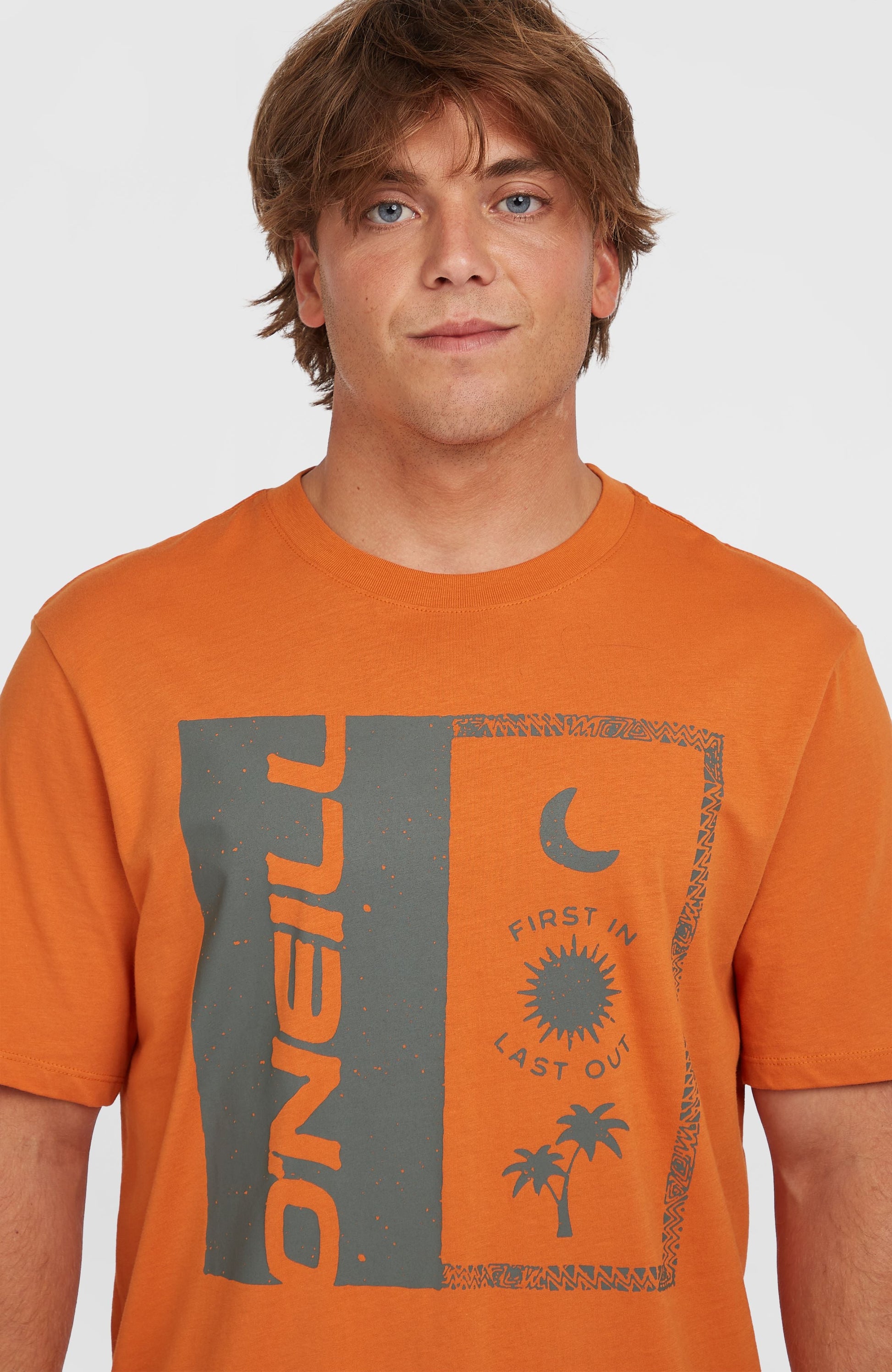Men Front Print T-Shirt