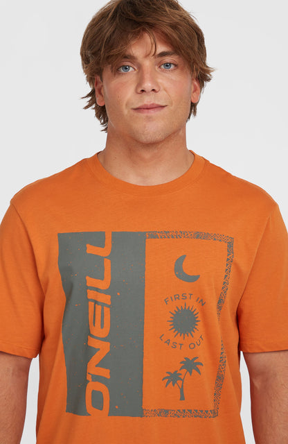 Men Front Print T-Shirt