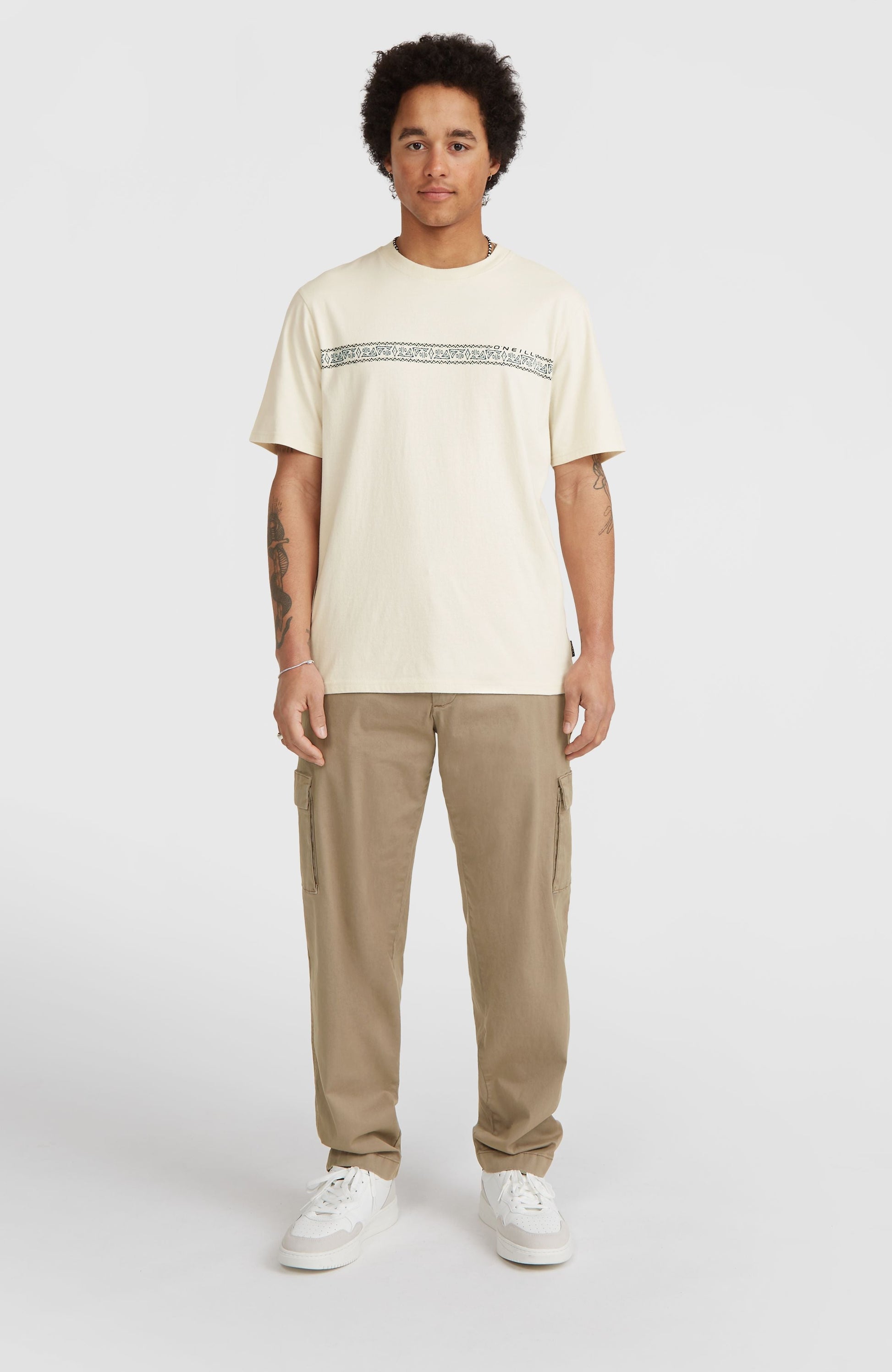 Men Ikat Stripe T-Shirt
