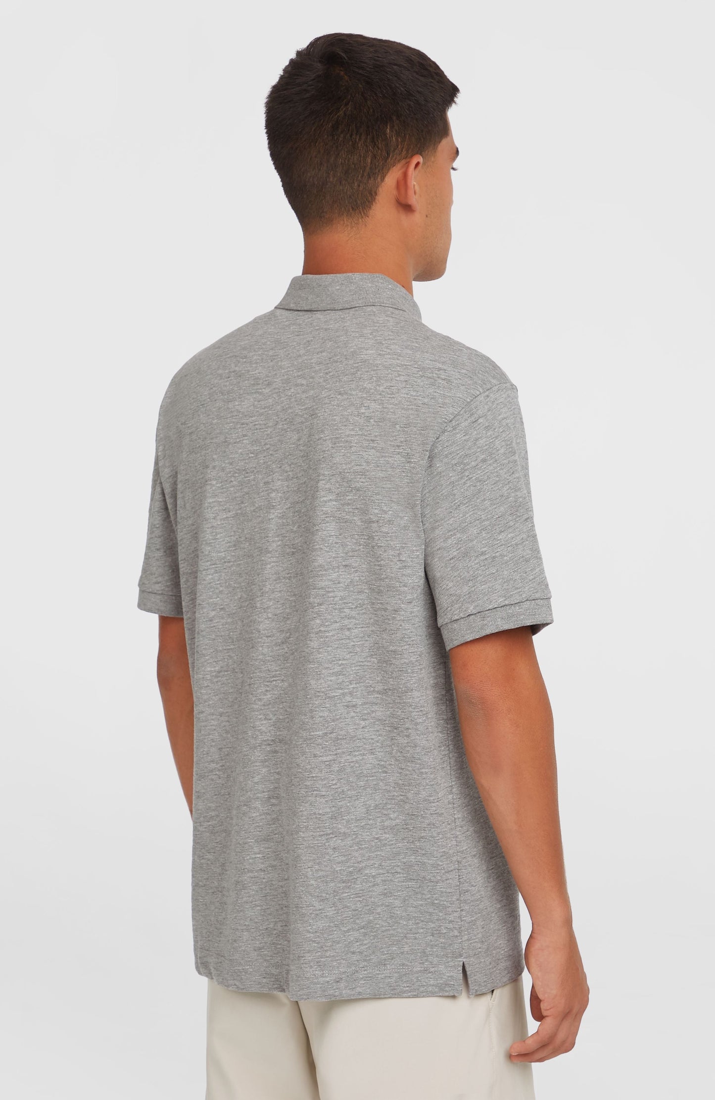 Men Slub Small Logo Polo