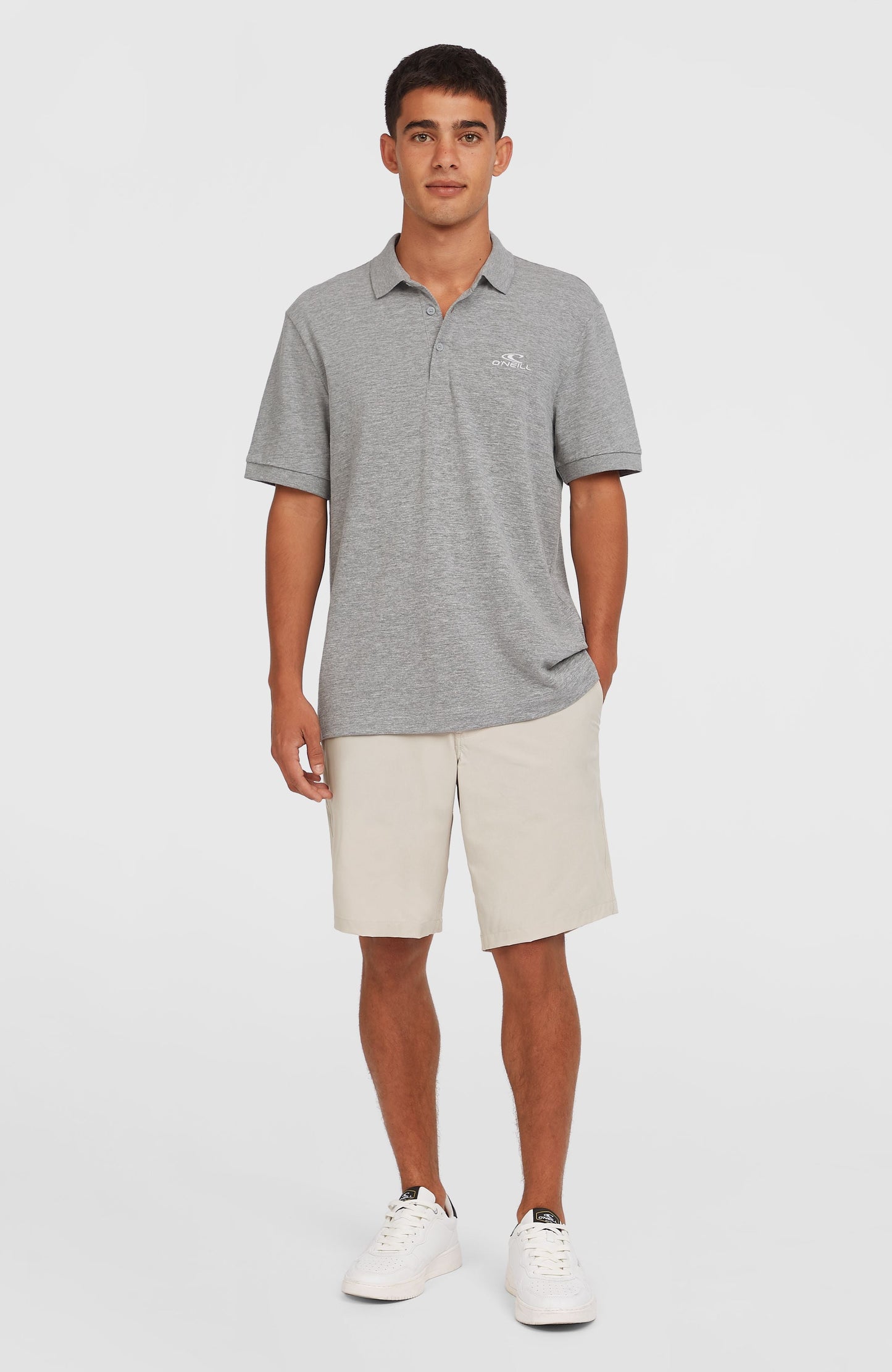 Men Slub Small Logo Polo