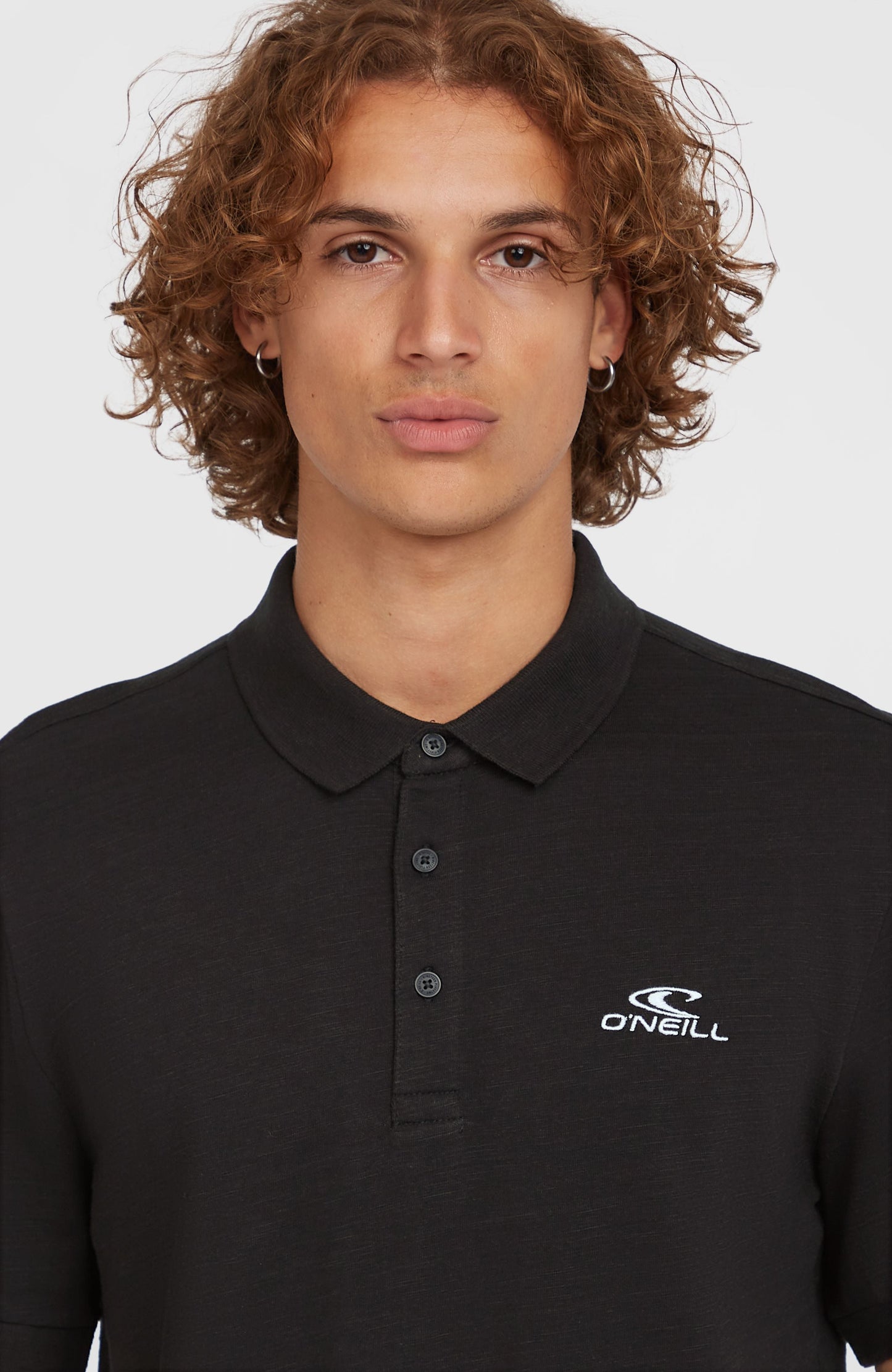 Men Slub Small Logo Polo