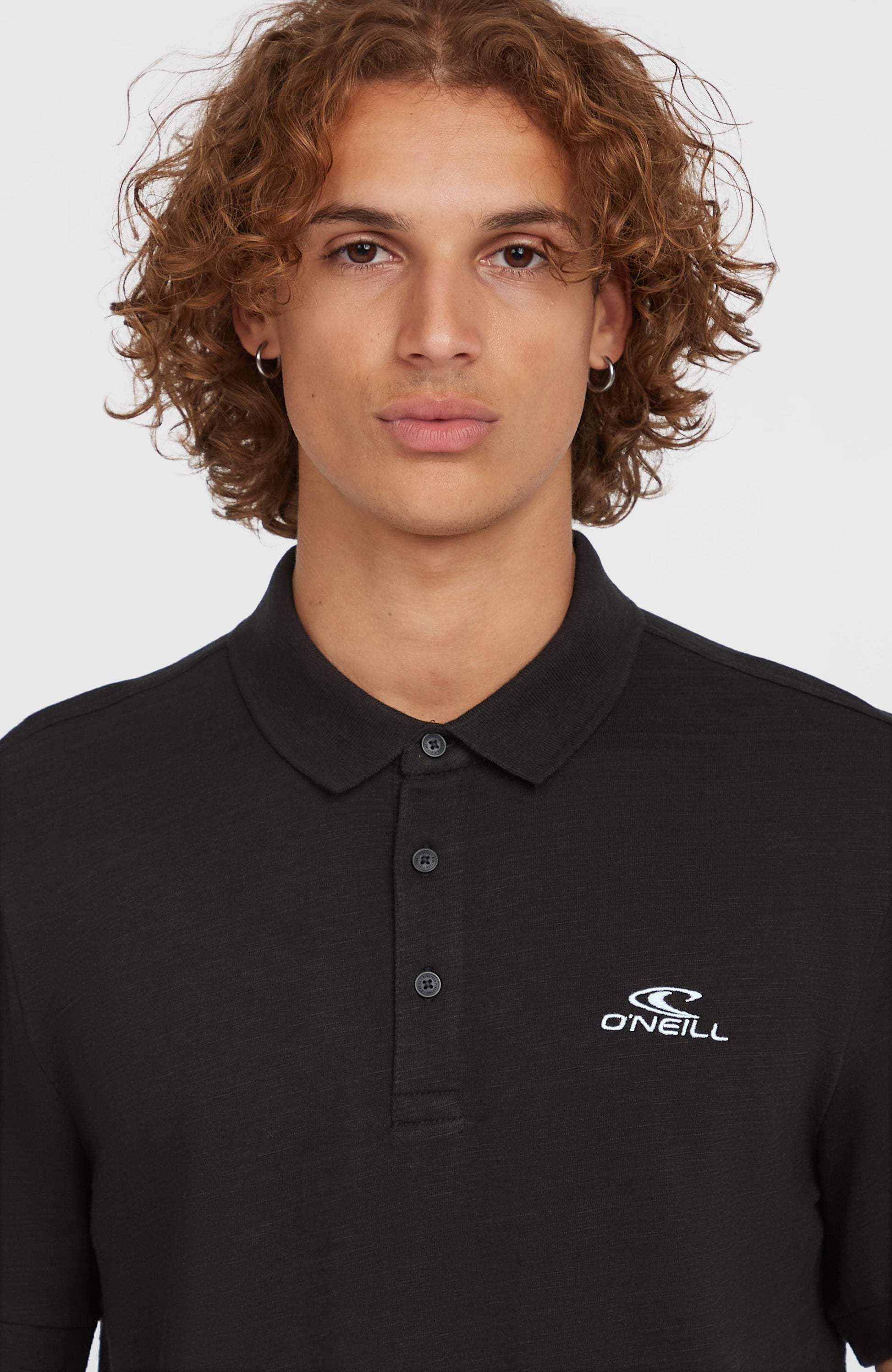 Men Slub Small Logo Polo