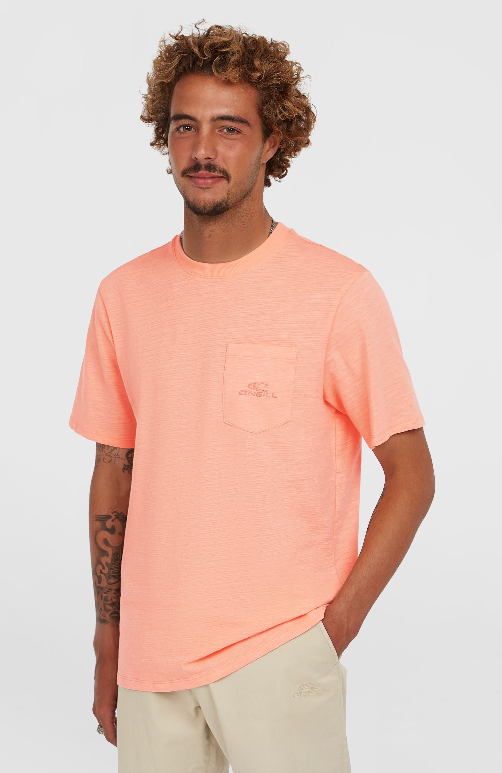 Men Slub Chest Pocket T-Shirt