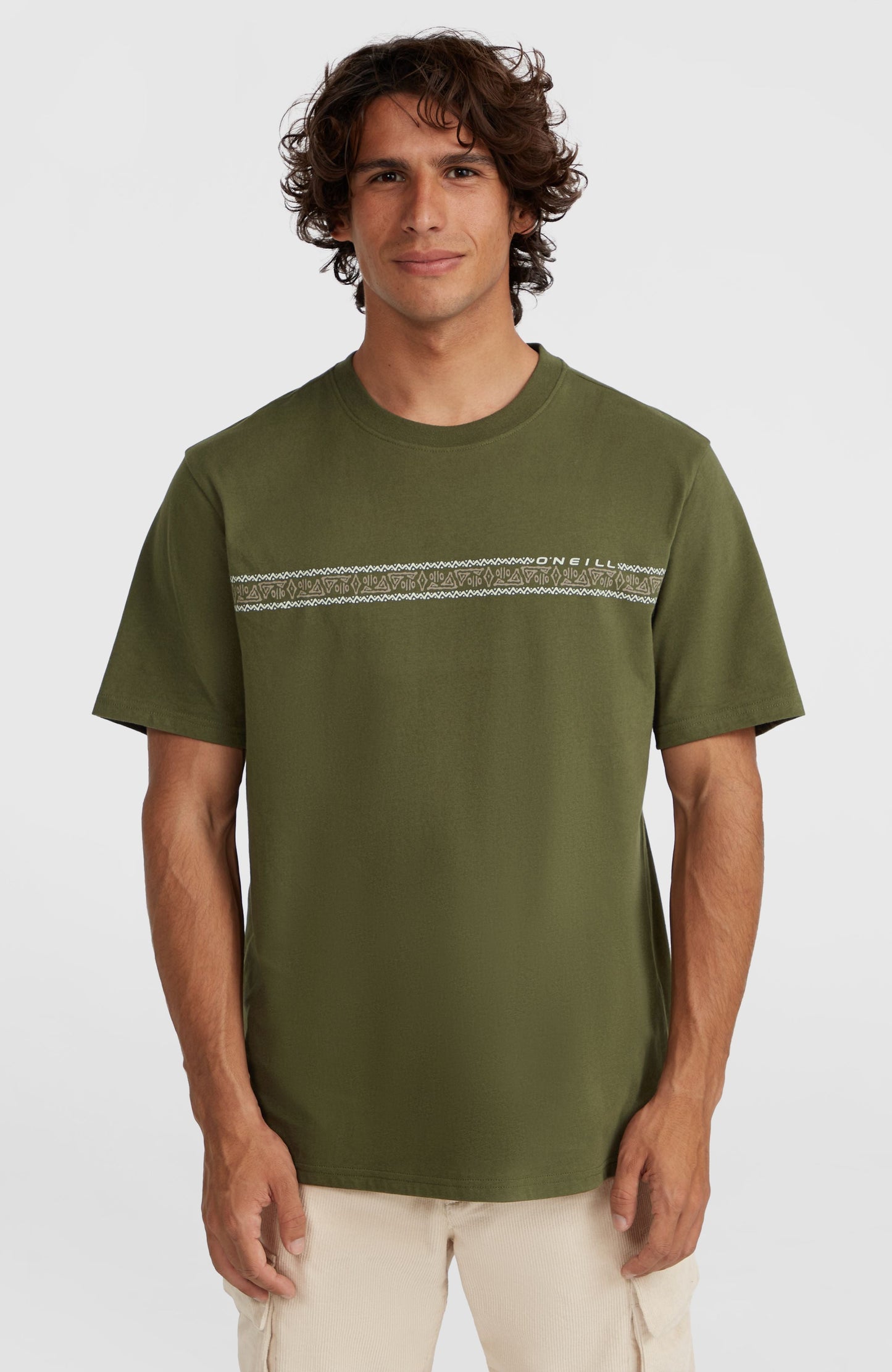 Men Ikat Stripe T-Shirt