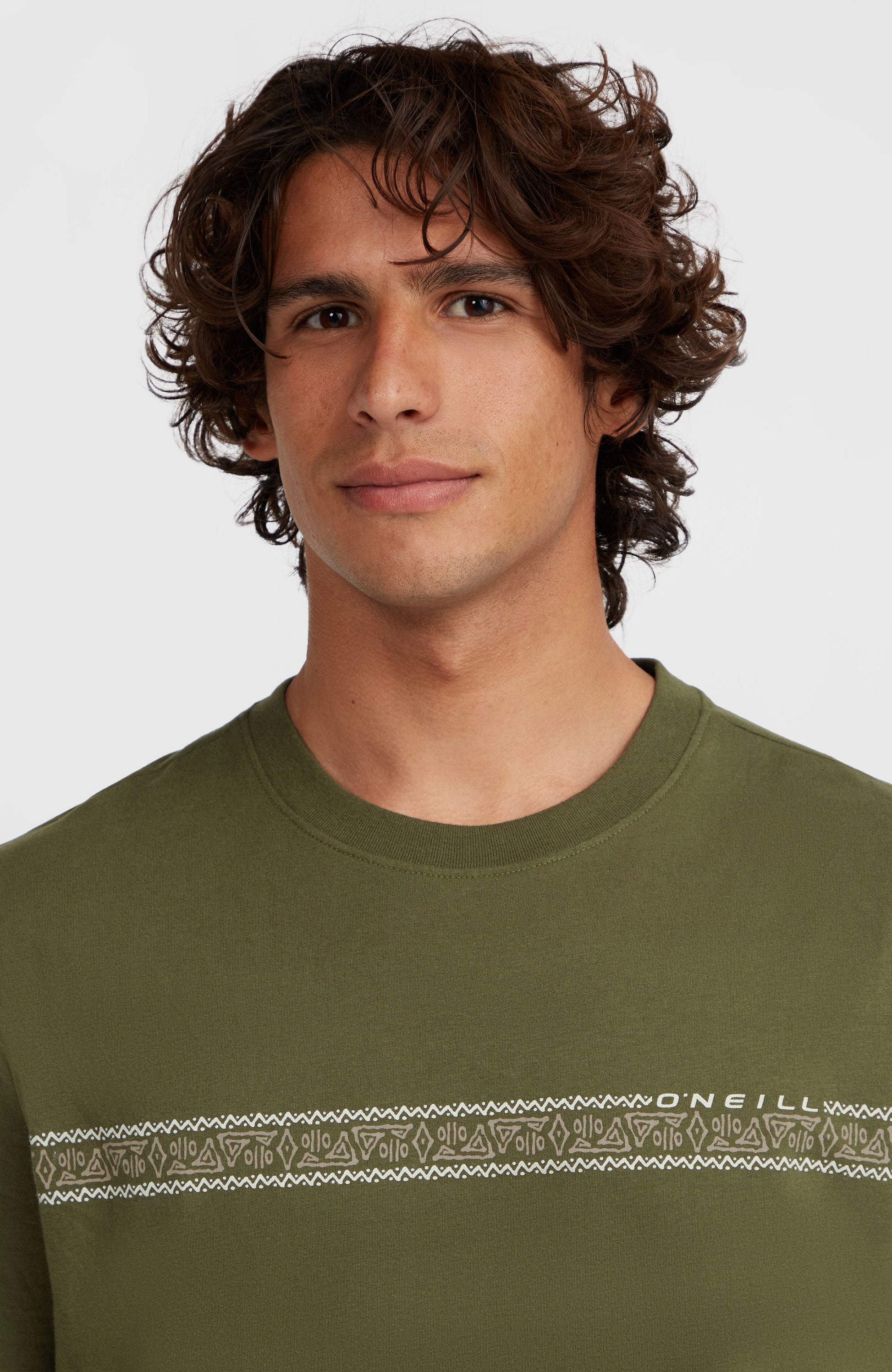 Men Ikat Stripe T-Shirt