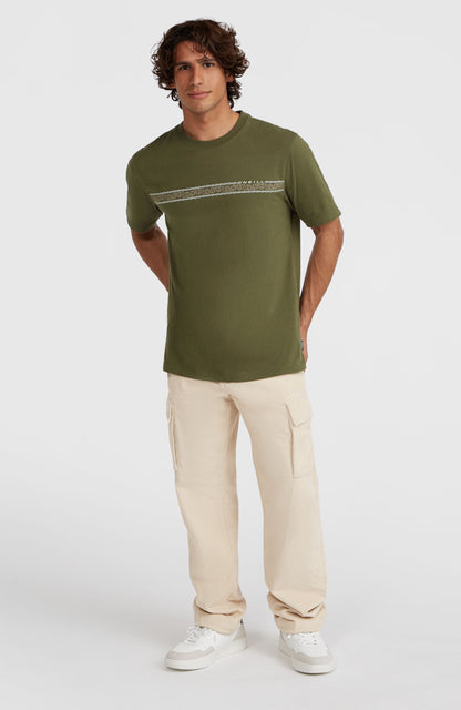 Men Ikat Stripe T-Shirt