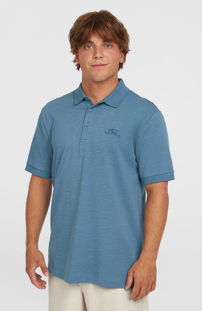 Men Slub Small Logo Polo