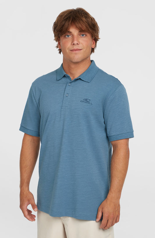 Men Slub Small Logo Polo