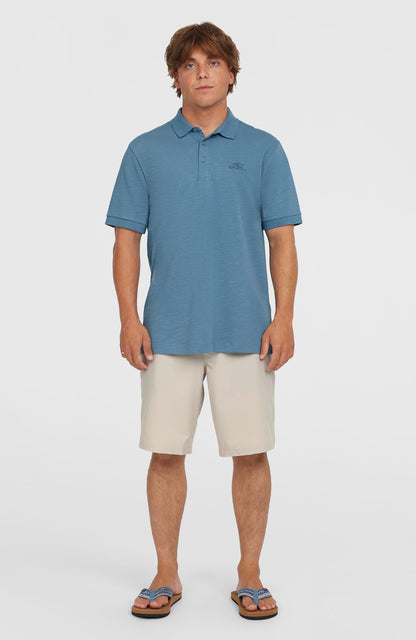 Men Slub Small Logo Polo