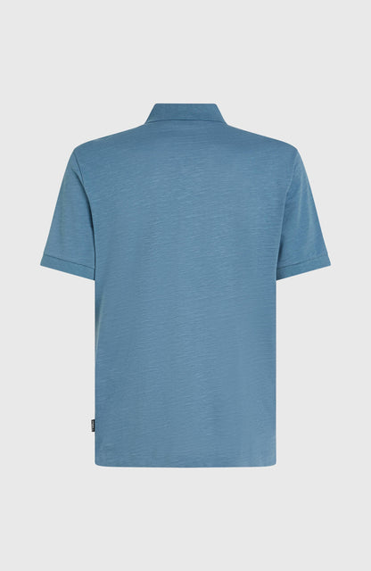 Men Slub Small Logo Polo