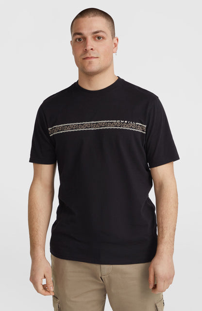 Men Ikat Stripe T-Shirt