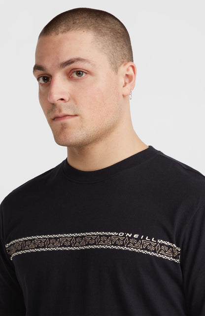 Men Ikat Stripe T-Shirt
