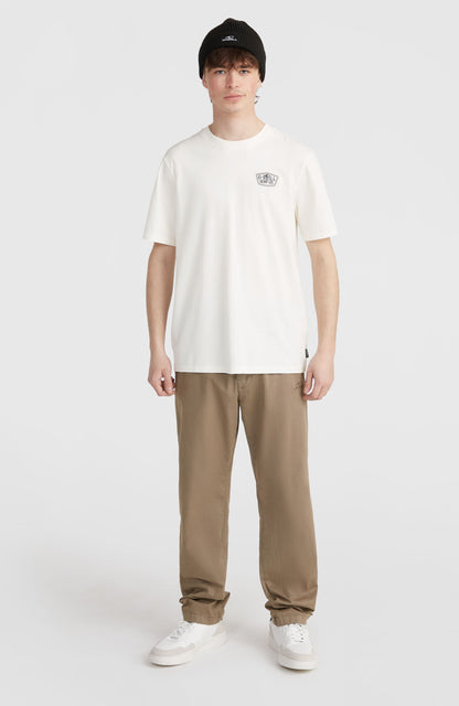 Men Small Chest Print T-Shirt