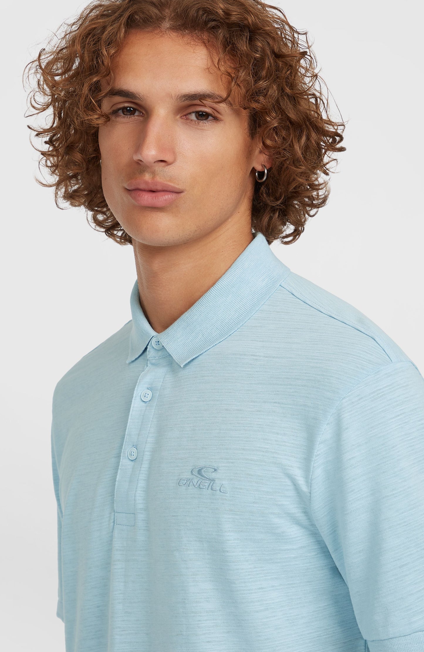 Men Slub Small Logo Polo