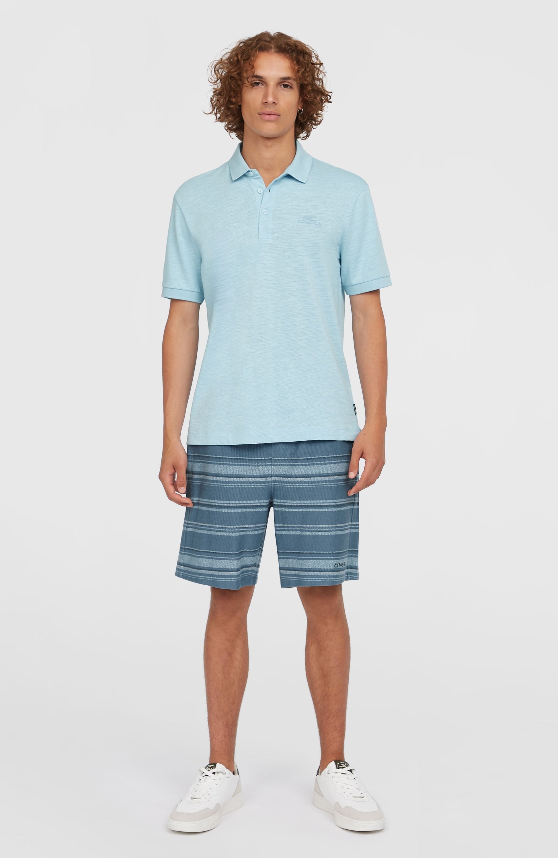 Men Slub Small Logo Polo