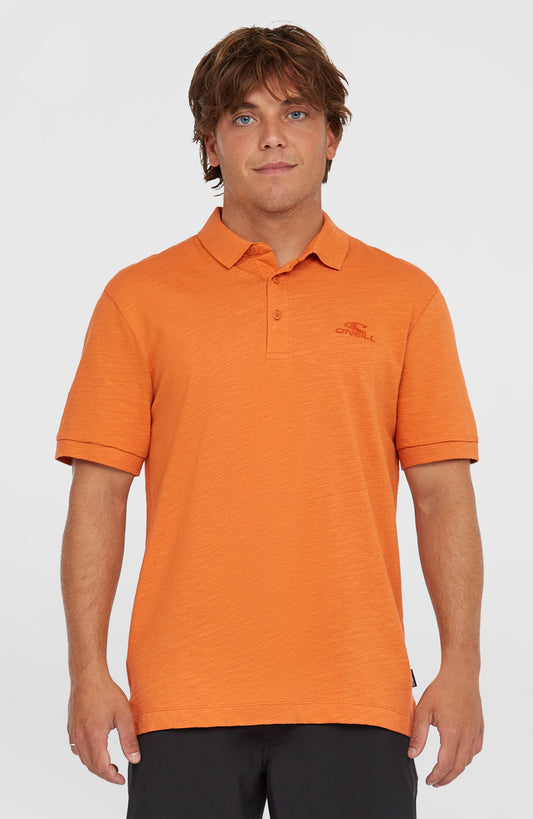 Men Slub Small Logo Polo