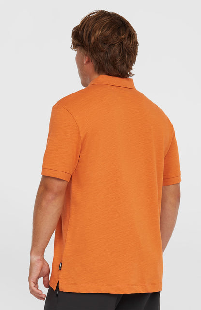 Men Slub Small Logo Polo
