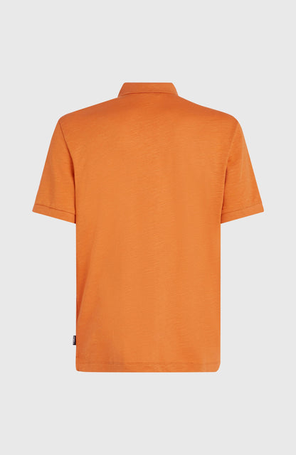 Men Slub Small Logo Polo