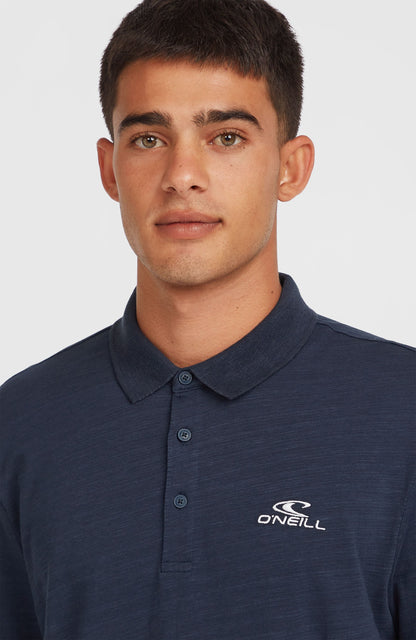 Men Slub Small Logo Polo
