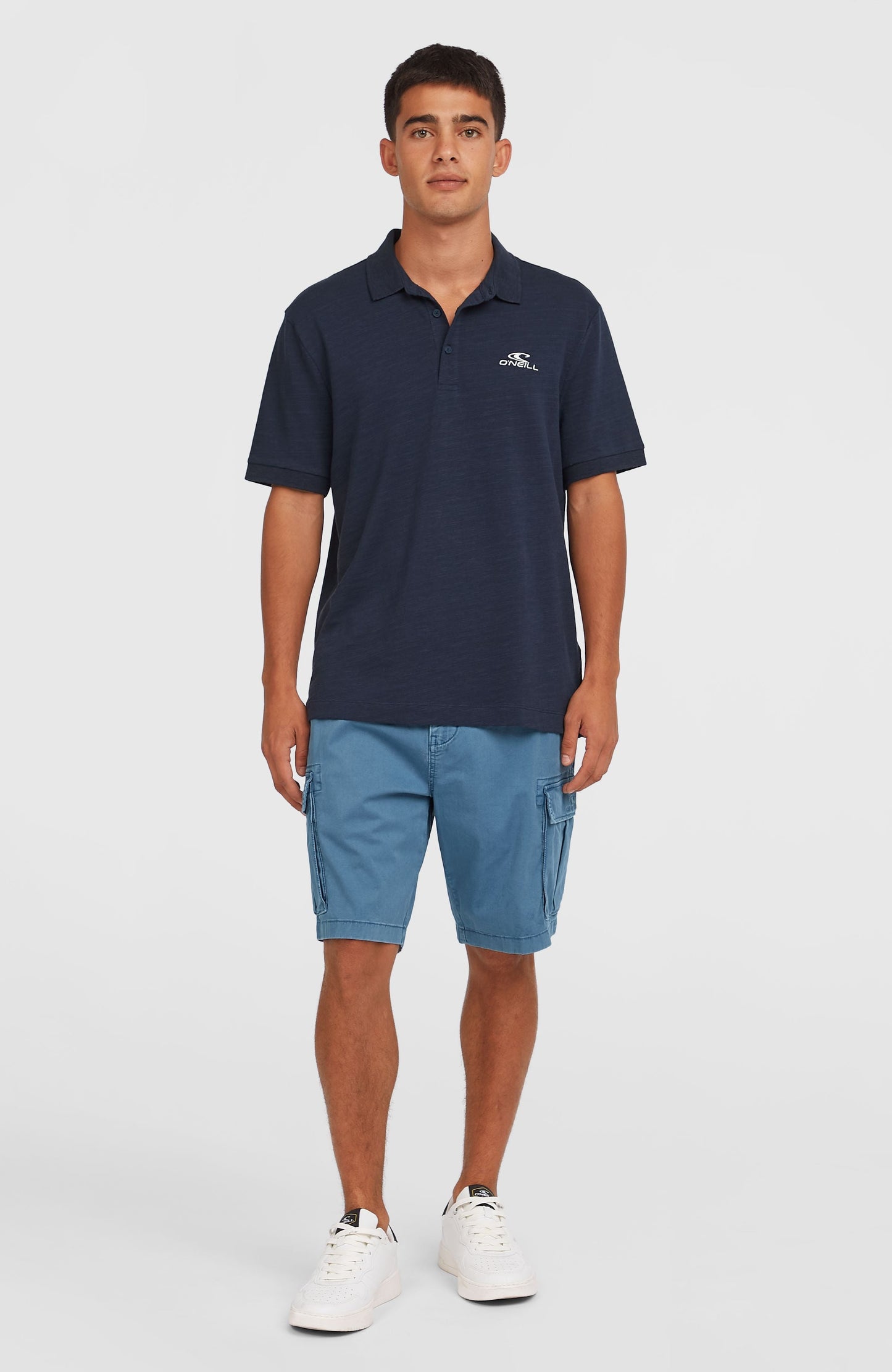 Men Slub Small Logo Polo