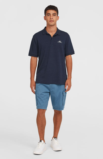 Men Slub Small Logo Polo
