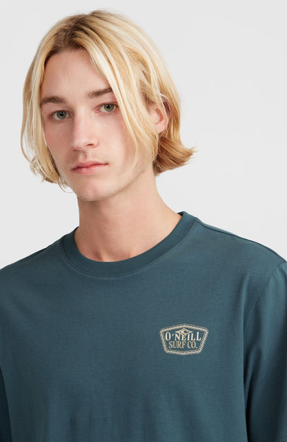 Men Small Chest Print T-Shirt