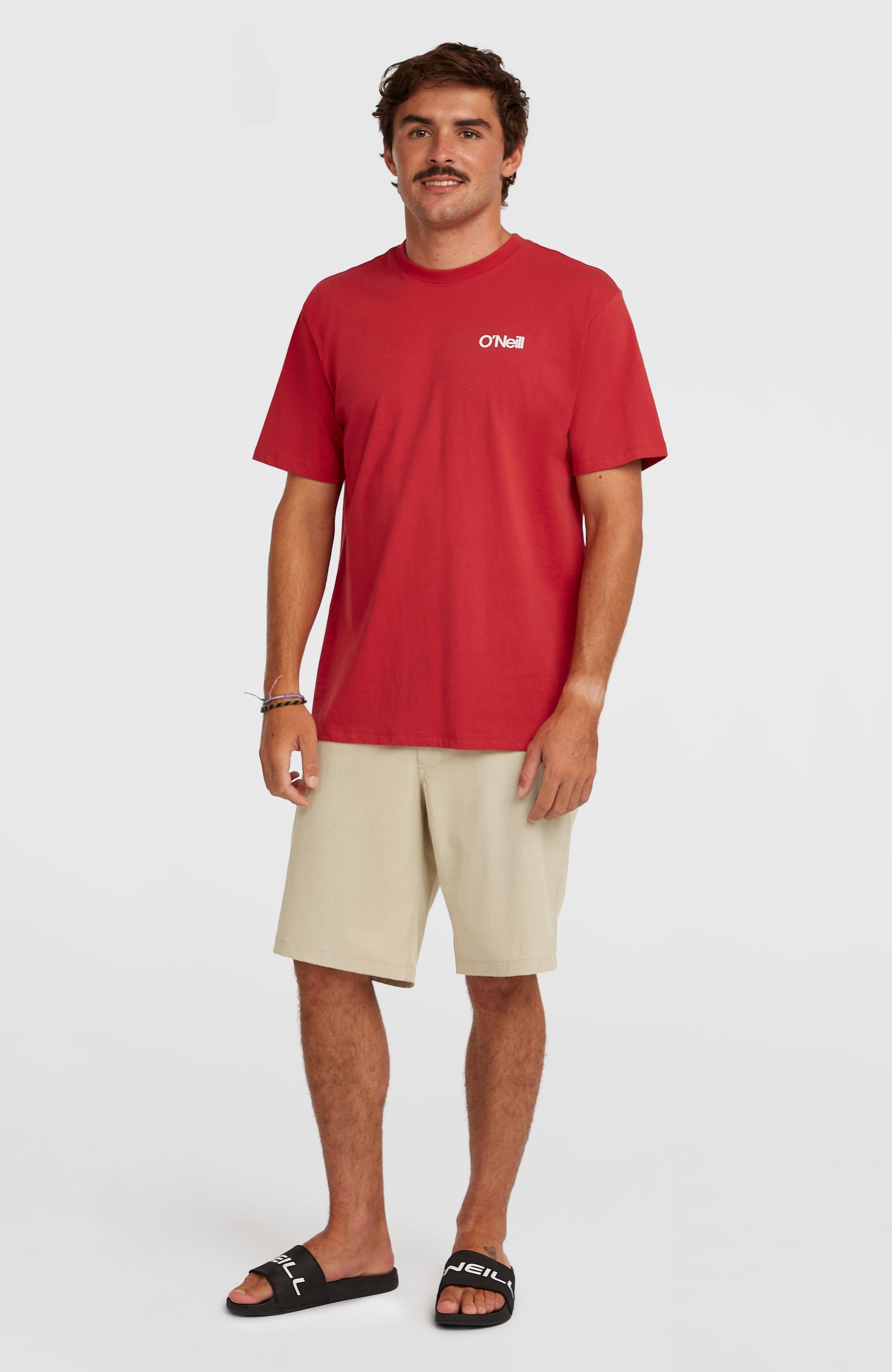 Men Hybrid 19" Melange Shorts