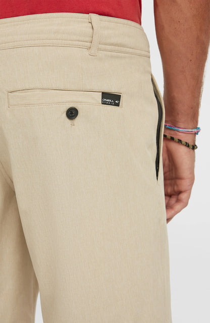 Men Hybrid 19" Melange Shorts