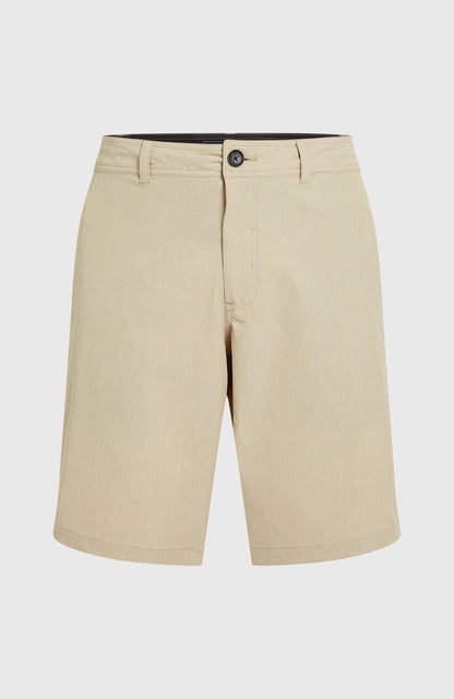 Men Hybrid 19" Melange Shorts