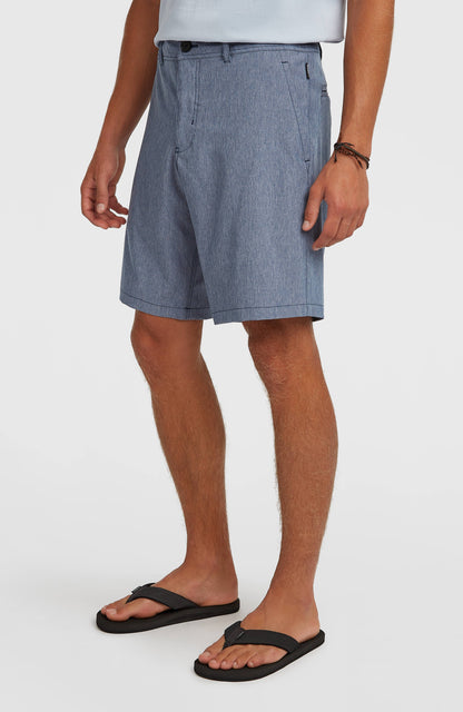 Men Hybrid 19" Melange Shorts