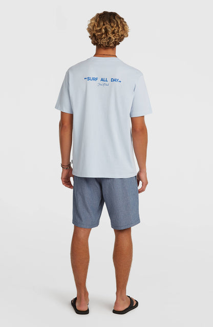 Men Hybrid 19" Melange Shorts