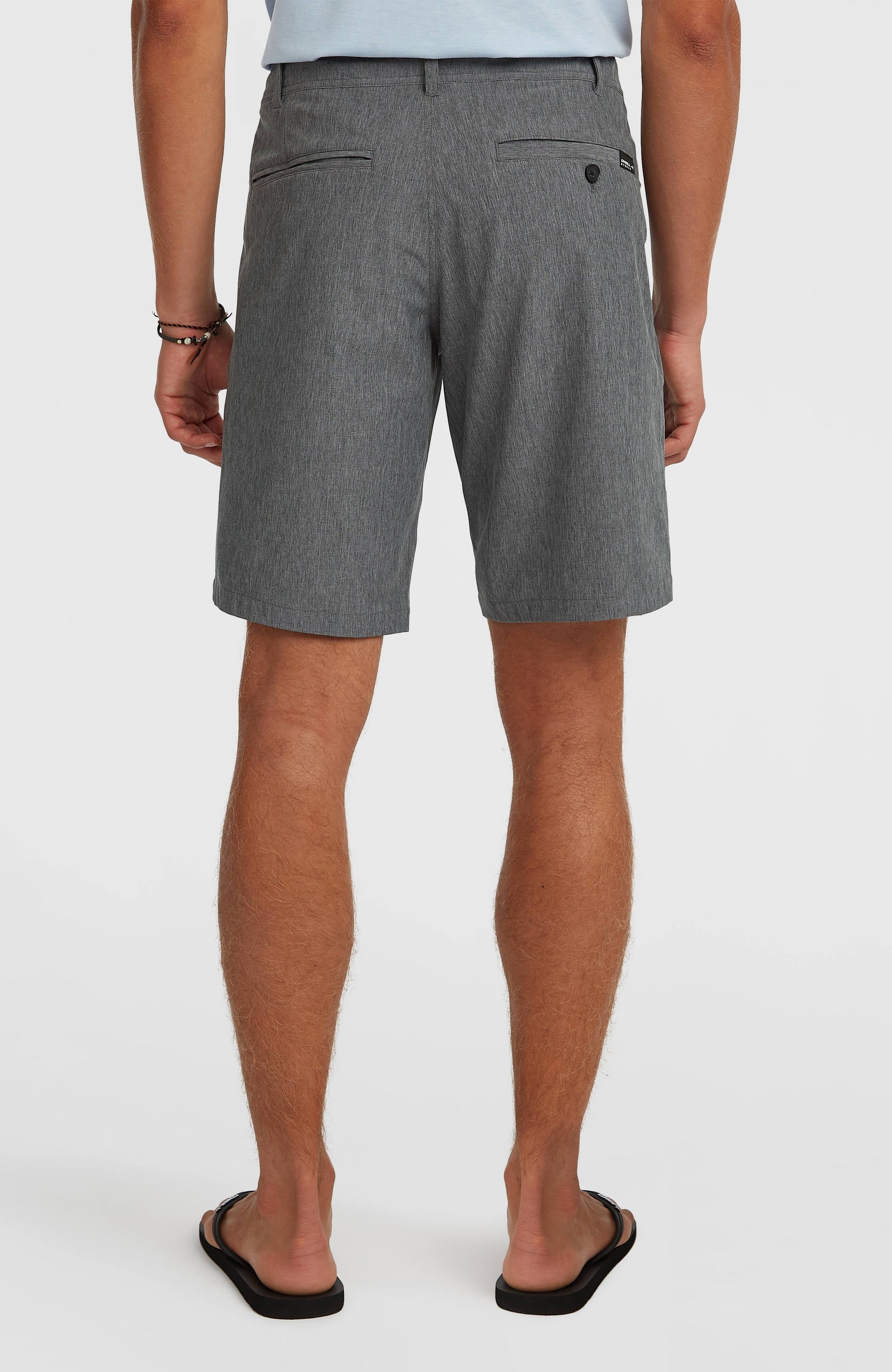 Men Hybrid 19" Melange Shorts
